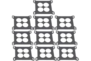YUCHENSHLP 10 Pack Ported Carburetor Base Gaskets 1 11/16" Fits EDELBROCK CARTER HOLLEY