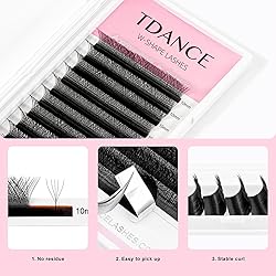 TDANCE W Eyelash Extensions 5D Premade Fans W