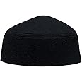Solid Black Moroccan Fez-Style Kufi Hat Cap w/Pointed Top