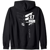 Techwear Goth Cyberpunk Samurai Warrior Zip Hoodie
