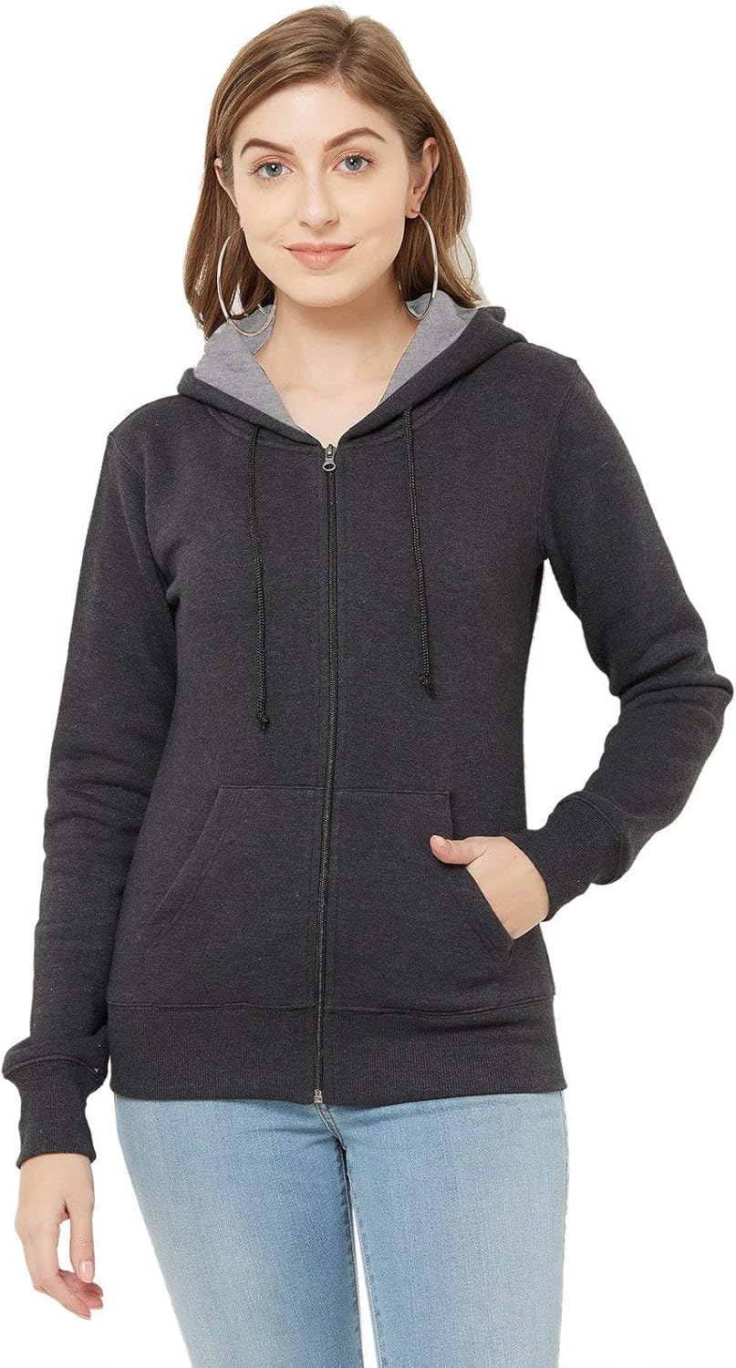 Fleece Hooded Sweatshirt at Amazon 