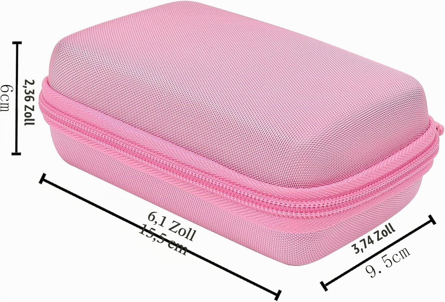 Aenllosi Hart Tasche Hülle für Phomemo D30/Phomemo D35/COLORWING D30/Memoking D30 Bluetooth Label Printer Label Maker (nur Tasche) (Rosa) 7