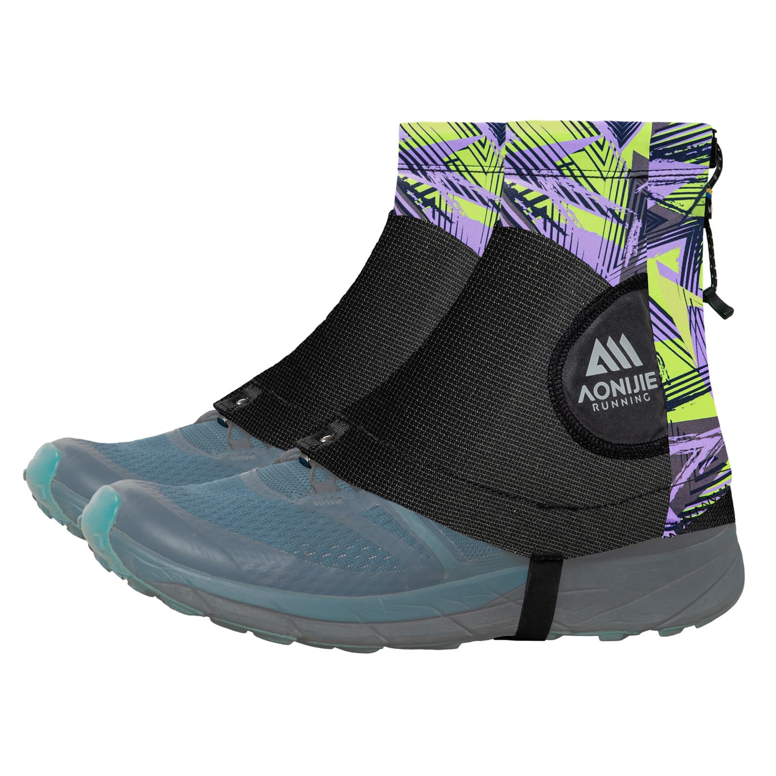 Photo 1 of Waterproof Adjustable Low Gaiters for Hiking for Men Women in Mud Sand Trail Running and Snow Mountain Climbing