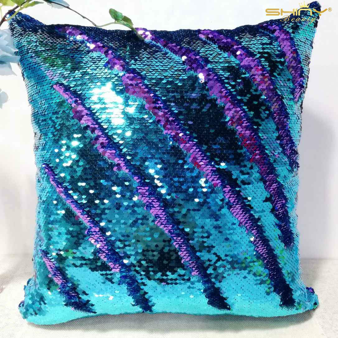 Amazon Com Shinybeauty Mermaid Pillow Cases Purple To Turquoise