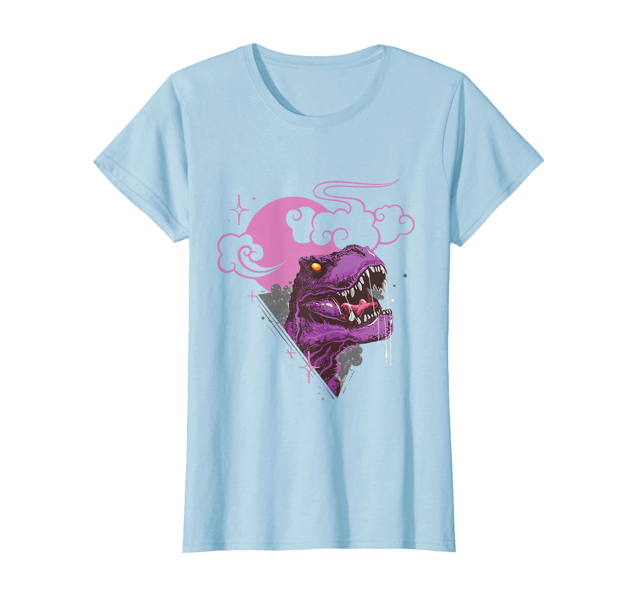 Violet Wildlife Tyrannosaurus T-rex Dinosaur Wild Jurassic T-Shirt