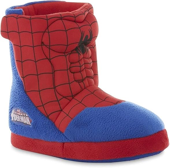 spiderman boot slippers