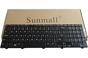 SUNMALL Laptop Keyboard Replacement without Backlit Compatible with Inspiron 15 3521 3537 15v-1316 15R 3521 3537 5521 5528 5537 5535 M531R, atitude 3540, Vostro 2521 US Layout P/N NSK-LA0SC NSK-DY0SW