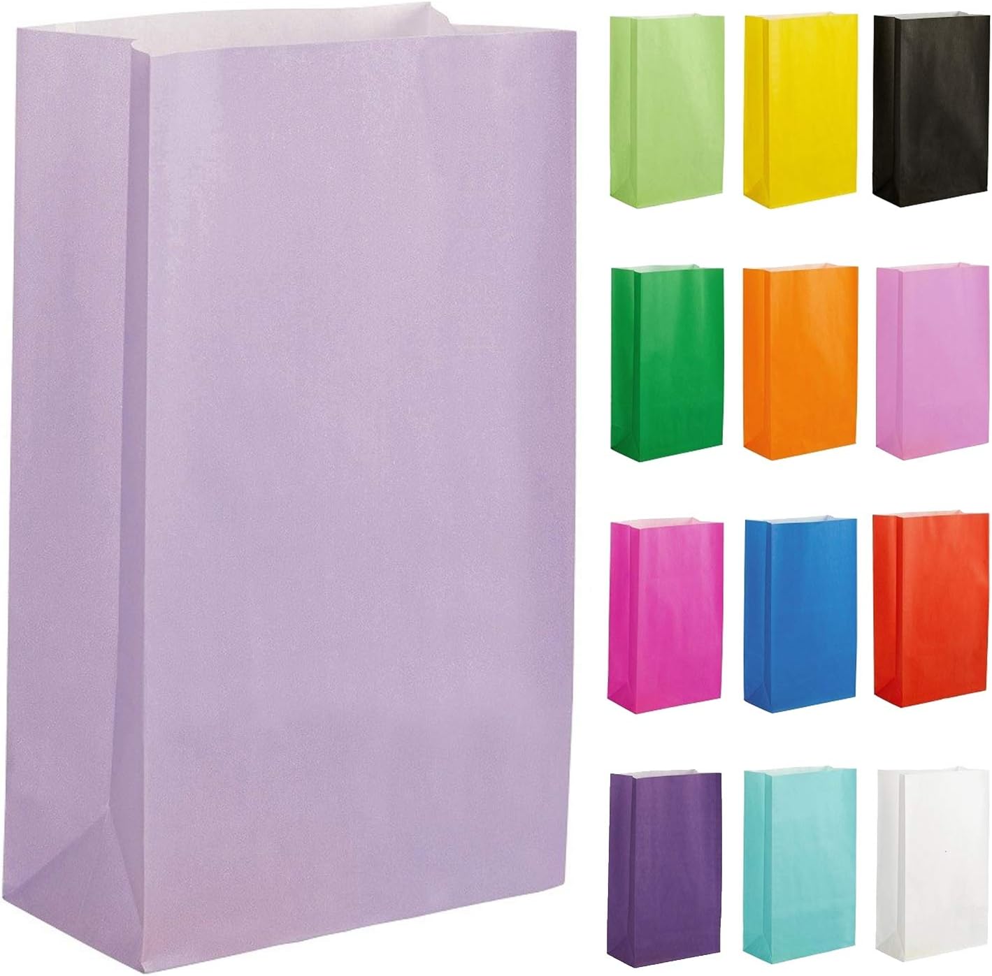 Thepaperbagstore 20 Paper Party Bags, Gift and Sweet Bags Lilac