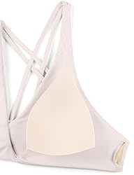 CRZ YOGA Womens V Neck Bikini Tops Twist Front