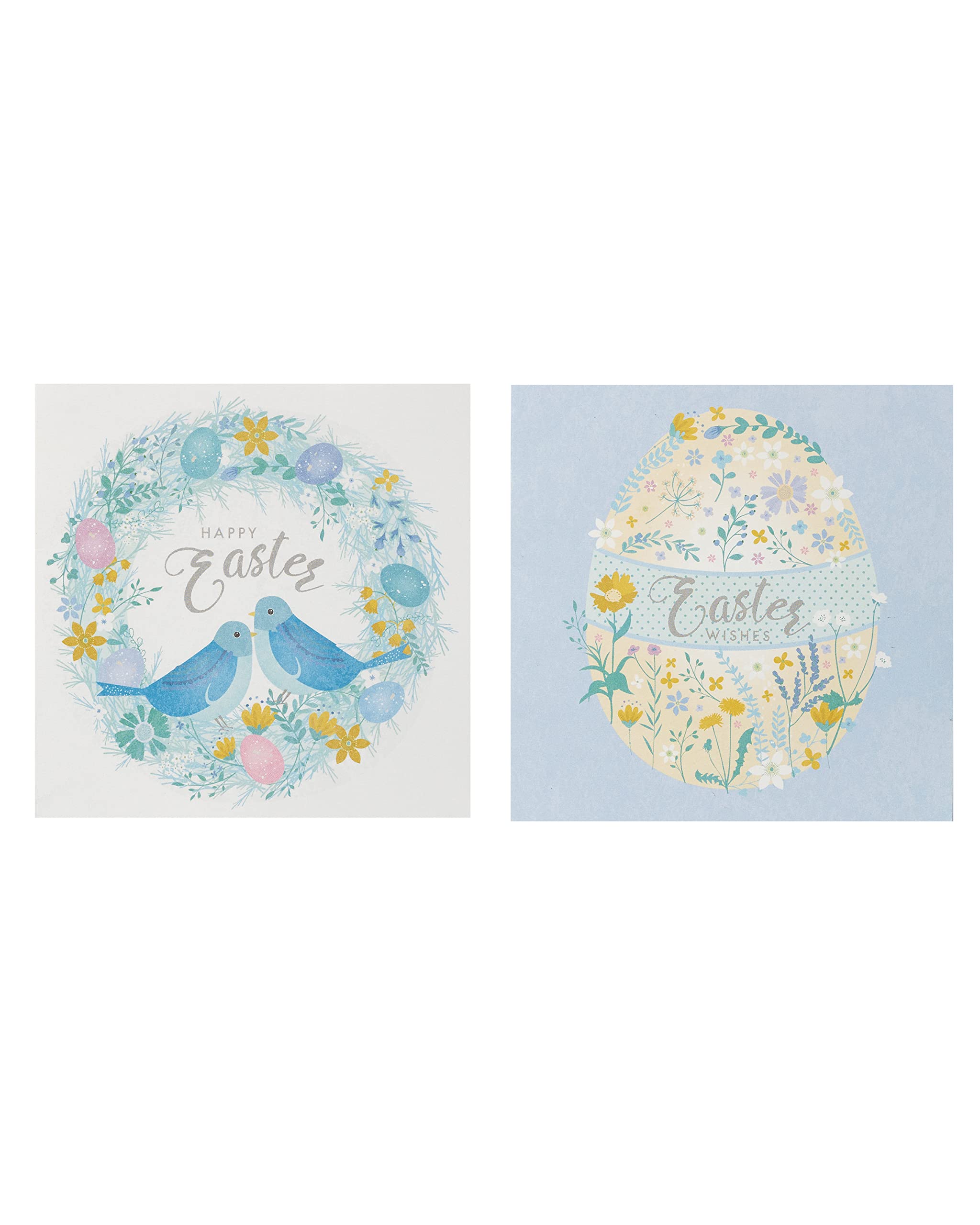 UK Greetings Multipack of 6 Easter Cards for Him/Her/Friend - 2 Pastel Designs