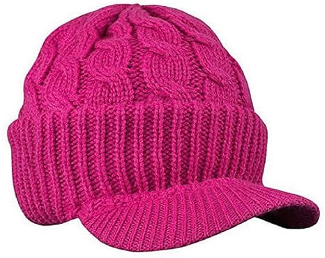 hot pink winter hat