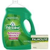 Palmolive Advanced Dish Liquid, Dishwashing Liquid, Dish Soap Refill, Original Scent, Green 145oz Soap Bar