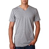 Bella + Canvas Unisex Jersey Short-Sleeve V-Neck T-Shirt 3XL ATHLETIC HEATHER