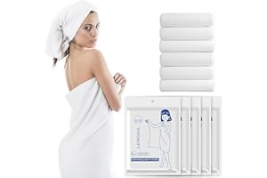 NDWLNYDM Disposable Bath Towels Portable Soft Towel Set for Hotel， Bathroom， Spa, Trip, Camping Highly Absorbent 55x27.5 Inch 4 Individually Packaged