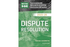 Revise SQE Dispute Resolution 2025-26