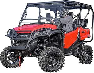 Amazon Com Superatv 3 Lift Kit Compatible With 2016 Honda Pioneer 1000 1000 5 Deluxe Run Up To 28 Tires Maintains Steering Radius And Suspension Travel Cover More Ground Everything Else