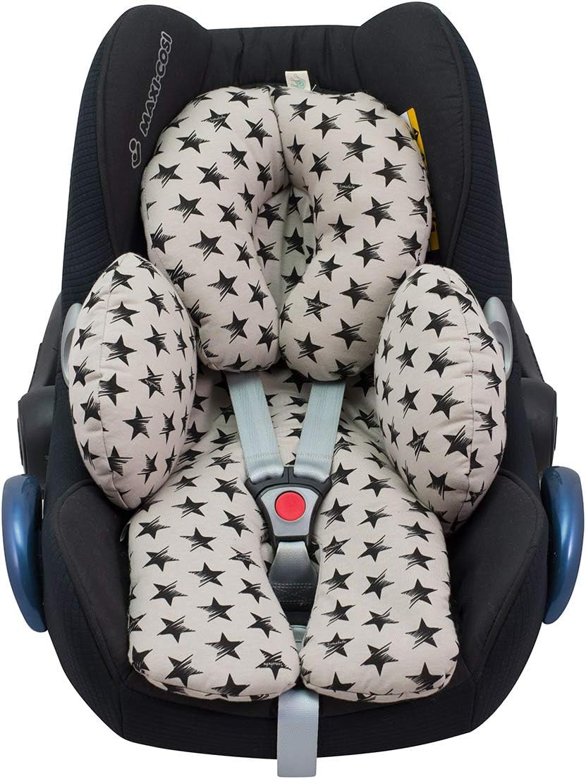 JYOKO KIDS Universal Baby Seat Reducer for Car Seat Carrycot and Pushchair, Dragonfly, Head, Body and Back Support 3 pieces