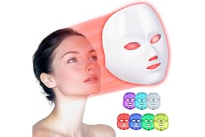 Yahi Red Light Therapy Mask for Face, 7-1 Colors LED Facial Skin Care Mask, Led Face Mask Light Therapy