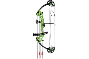 PANDARUS Compound Bow Archery for Youth and Beginner, Right Handed,19”-28” Draw Length,15-29 Lbs Draw Weight, 260 fps