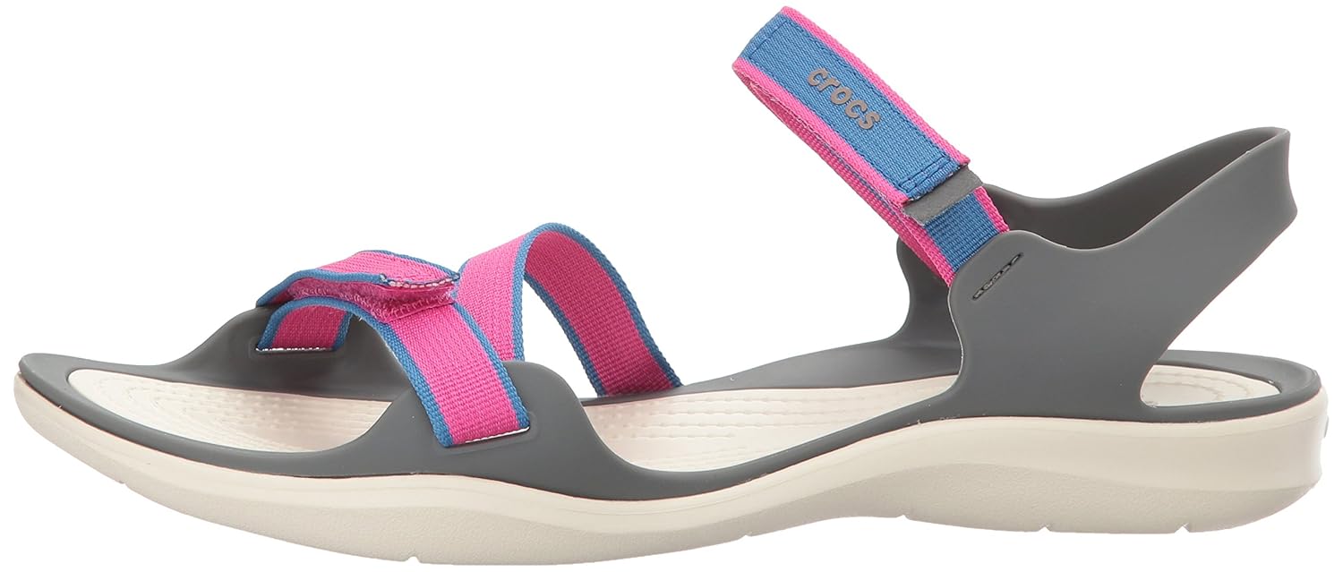 crocs women's swiftwater webbing w fashion sandals