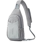G4Free Sling Bag Casual Chest Shoulder Handbag Crossbody Backpack for Men with Front Pocket (Gray)
