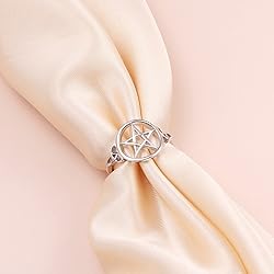 DAOCHONG S927 Sterling Silver Pentagram Amulet