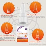 Viomis 20g Instant Shoe Glue Professional Clear Waterproof Adhesive view 5