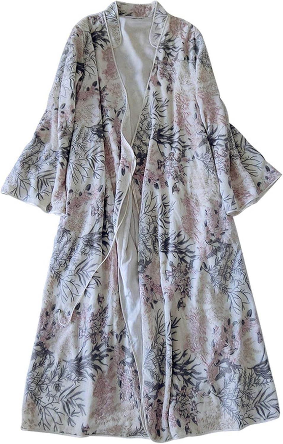 silk floral gown