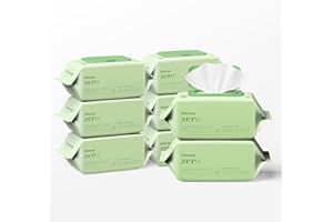 BEBESUP- Korea’s #1 Zero Harsh Chemicals Baby Wipes- Water Based Hypoallergenic Unscented Extra-Thick Organic baby wipes for sensitive skin Zero skin irritants Flip-Top 640 Count (8 Packs)