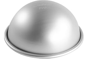 Fat Daddio's 4 Inch x 2 Inch Deep Aluminum Hemisphere Pan