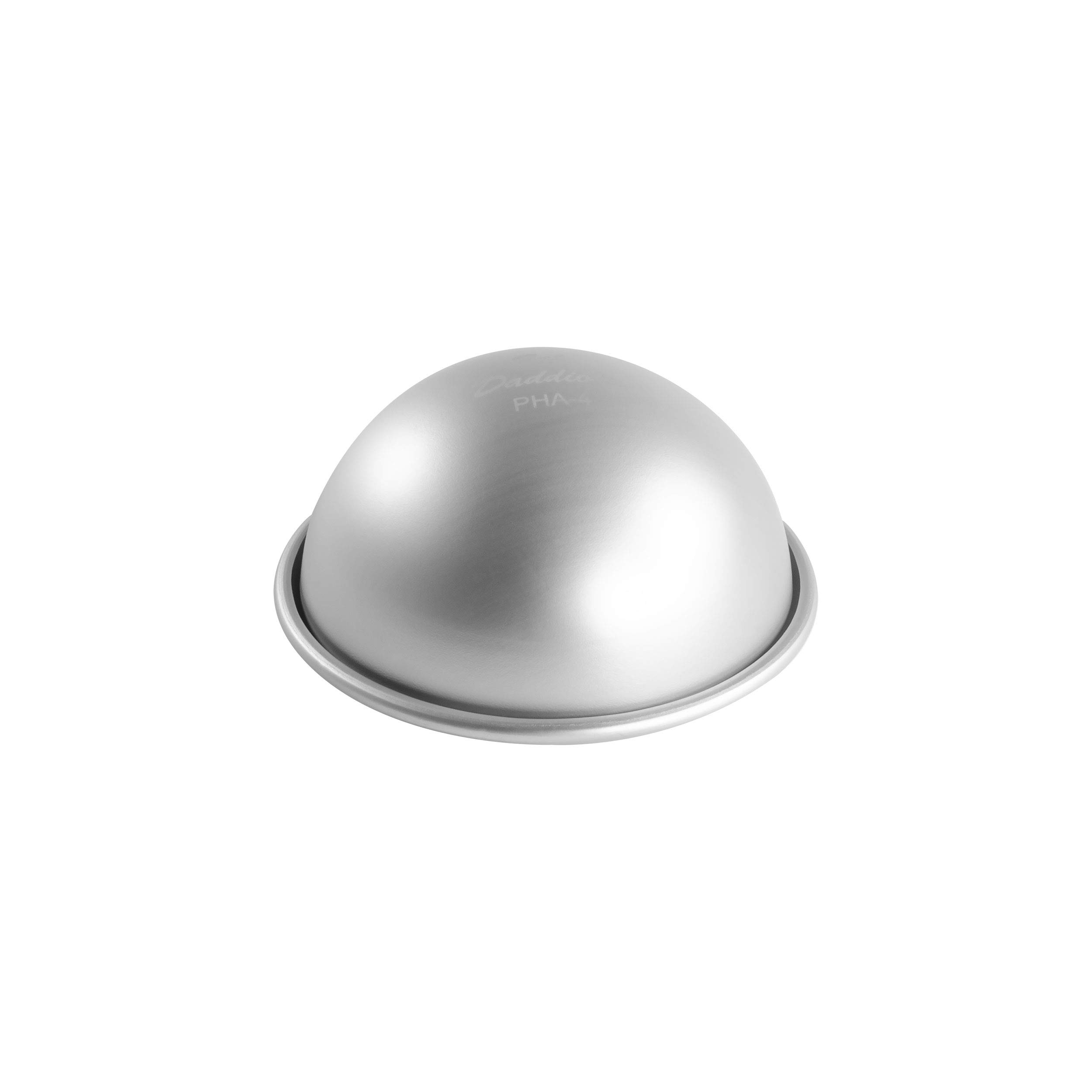 Photo 1 of Fat Daddio's 4 Inch x 2 Inch Deep Aluminum Hemisphere Pan