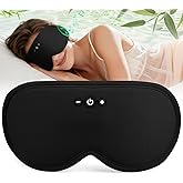 MUSICOZY Bamboo 3D Bluetooth Sleep Mask Headphones, Ultra-Soft Bamboo Fiber Wireless Sleep Headphones, Ultra-Thin Speakers, Double-Layer Detachable Eye Mask for Side Sleepers, Gifts for Men Women