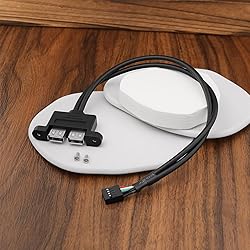 Be In Your Mind 2PCS 9-Pin to Dual USB 2.0 Ports