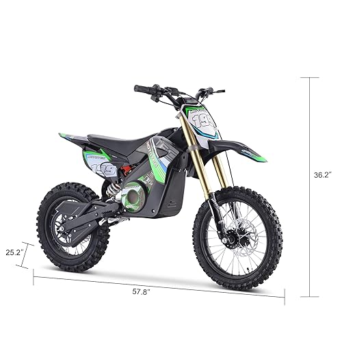 Azuramoto 48v Pro Big Kids Electric Dirt Bike 1600W Lithium Small