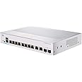 Cisco Business CBS350-8T-E-2G Managed Switch | 8 Port GE | Ext PS | 2x1G Combo | Limited Lifetime Protection (CBS350-8T-E-2G-