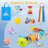 Joyreal Baby Toys 0-6 Months 10Pcs Sensory Set Rattles Caterpillar Music view 2