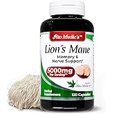 Lab | Lions Mane | 120 Capsules | Lions Mane Supplement | Lions Mane Supplement Capsules | Mushroom Supplement | Ultra high A
