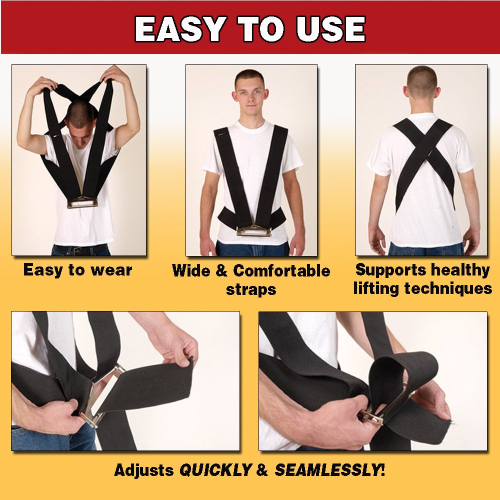 Galleon Shoulder Dolly Moving Straps Lifting Strap For 2 Movers