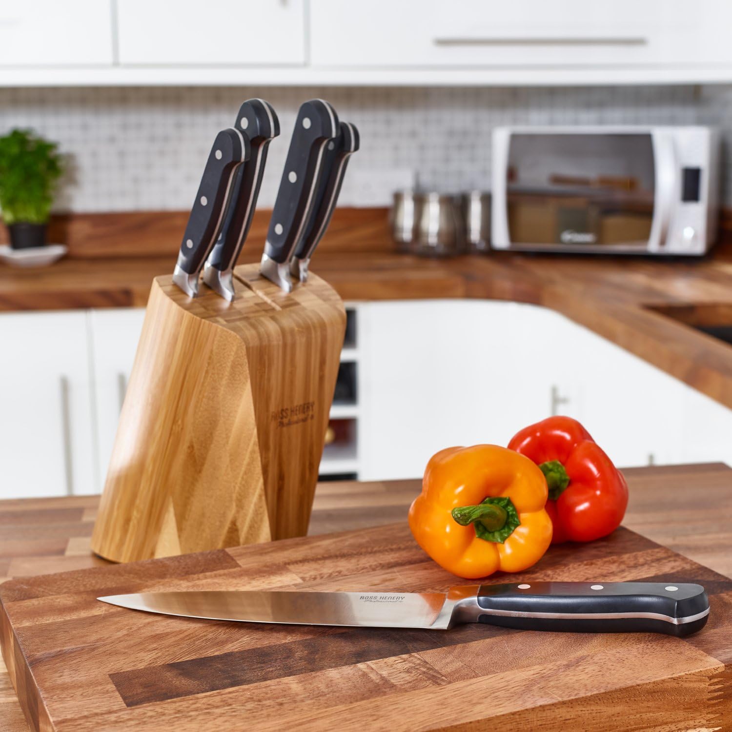 Ross Henery Professional Knives, 5 Piece stainless steel kitchen knife