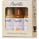 Amoretti Premium Syrups Creamy Classic 3 Pack (50ml)