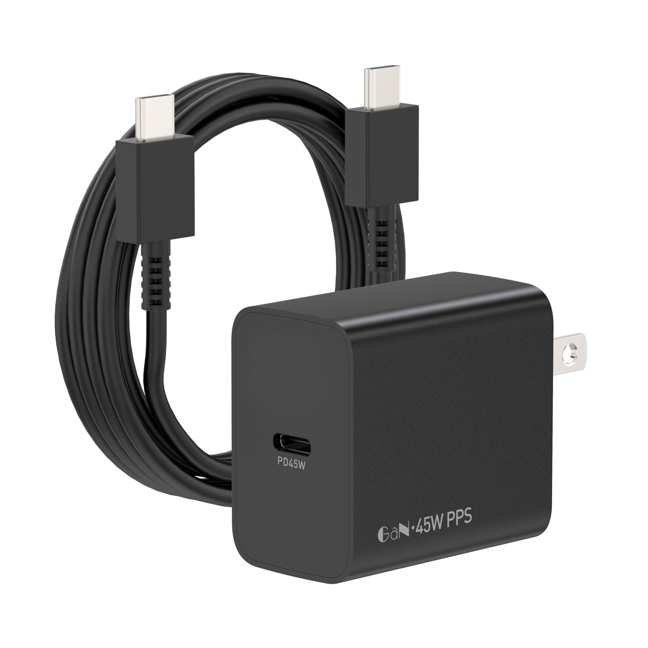 Photo 1 of 45W Super Fast Charger Type C, 45 Watt USB-C PD/PPS Wall Charging Block for Galaxy S23 Ultra/S23+/S22 Ultra/S22+/S22/S20 Ultra/Note 10 Plus, Galaxy Tab S8