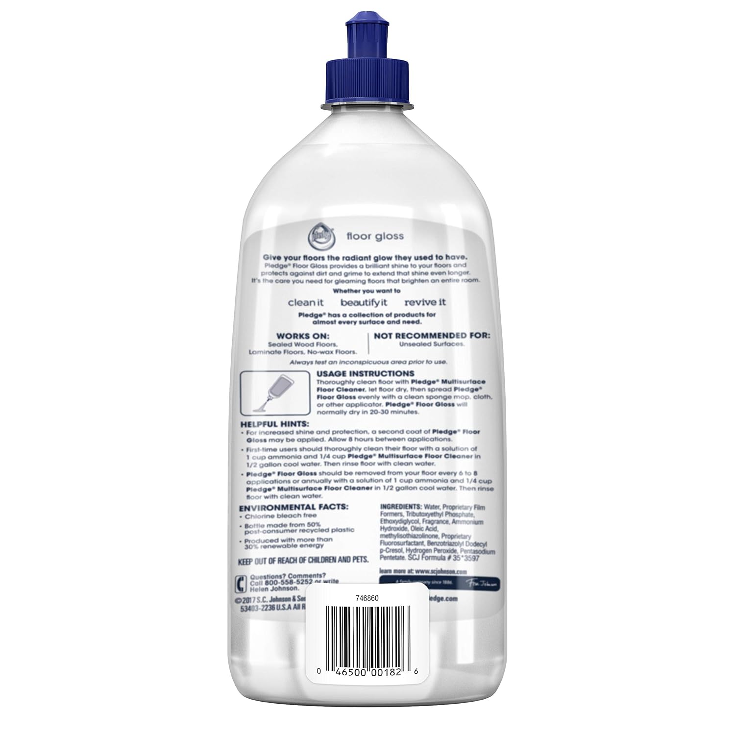 Pledge11182 Revive It Bodenglanz 69 Ml Klar Transparent