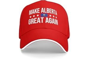 Kkaingg Make Alberta Great Again Baseball Cap Women Trucker Hat for Men Dad Hat Adjustable Snapback Hats Cowboy Hats Black