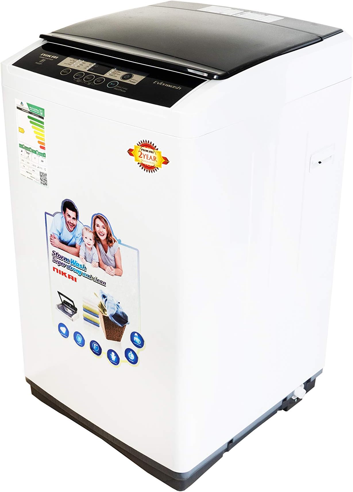 Nikai Top Load Fully Automatic Washing Machine 7Kg Capacity White price in Saudi Arabia Amazon