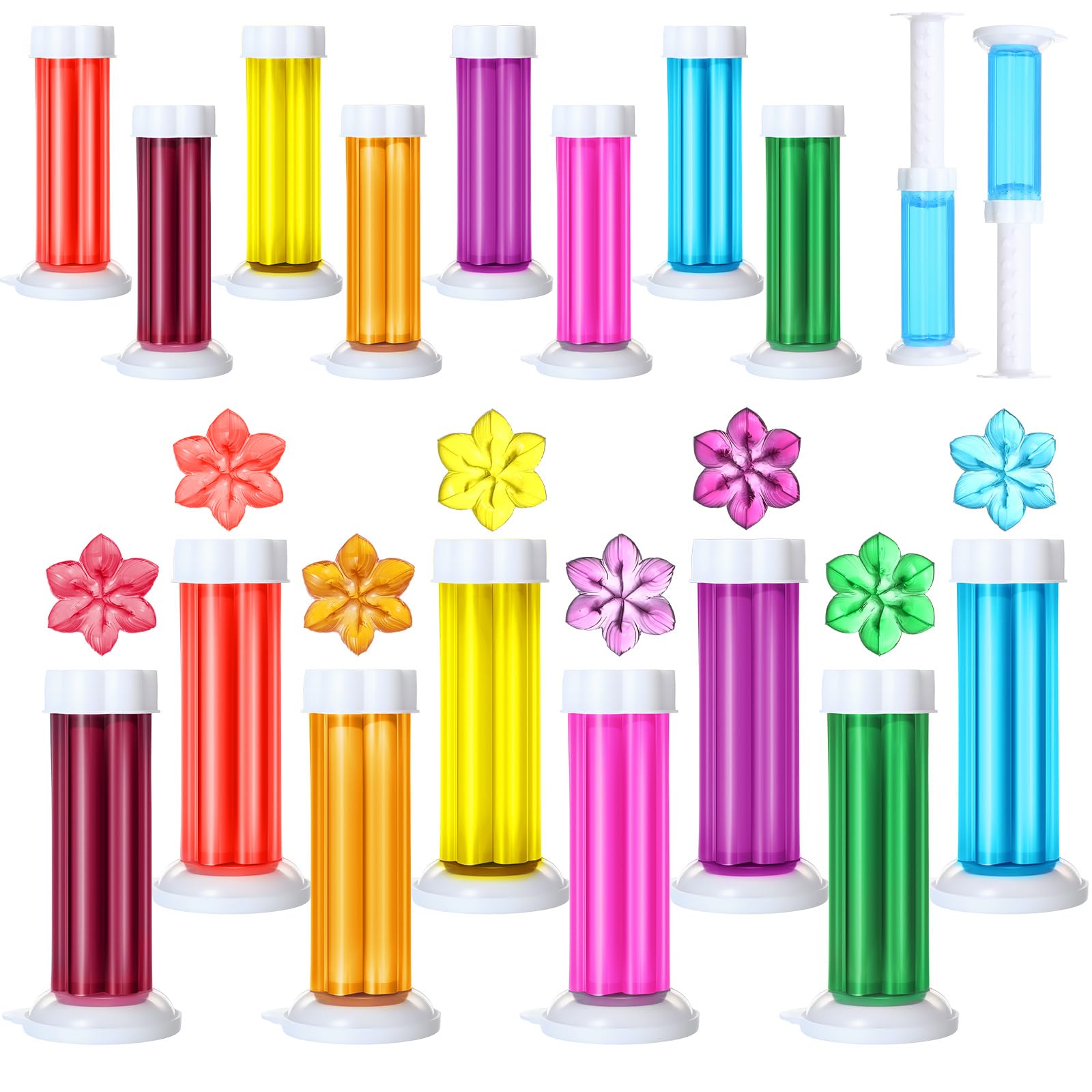 Photo 1 of ***SET OF 4***
Heigble 16 Pcs Flower Toilet Gels 224 Count 8 Kinds Stamp Bowl Gel Scent Toilet Stain Removal Cleaner Air Freshener Flower Stamps Pack for Bathtubs Bathroom