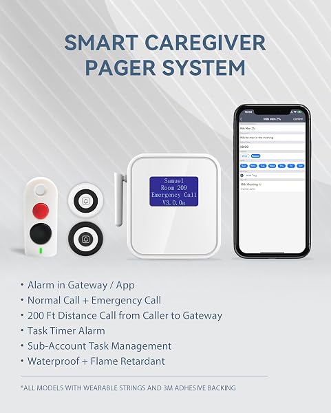 FORFEND CAREGIVER PAGER BLACK