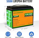 ECO-WORTHY 120W Solar Power System Kit 12V Off Grid RV Motorhome Battery view 4