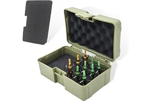 Wamlet Broadhead Box Storage Broad Heads Case Outdoor Arrow Tips Organizer for Compound Bow and Crossbow Accessories - Holds 18pcs Broadheads(Case Only)