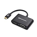 Cable Matters Aluminum USB C to HDMI VGA Adapter
