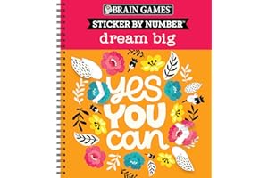 Brain Games - Sticker by Number: Dream Big